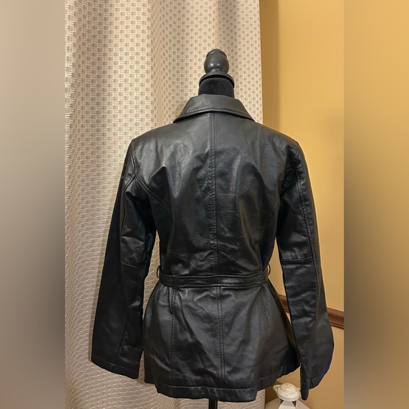 Jacqueline Ferrar Women's Black Leather Jacket - Picture 5 of 8